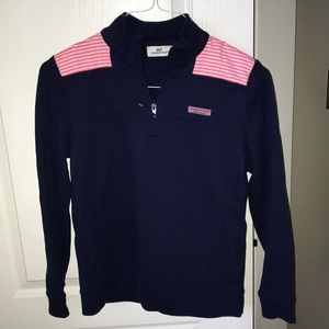 Navy blue and pink Vineyard Vines Shep shirt